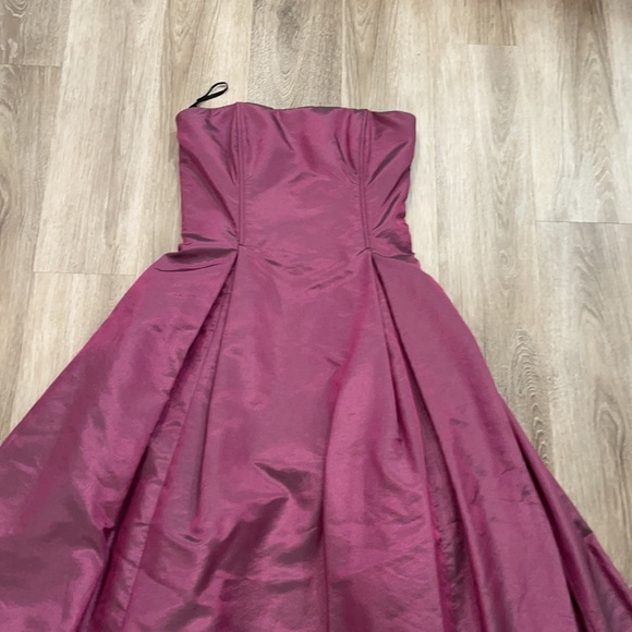 Jessica McClintock Gunne Sax strapless gown sz 7 4 - Picture 2 of 7